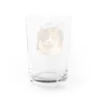 猫カフェ ぶぅたんグッズショップの仏のような寝顔のトコちゃん Water Glass :back