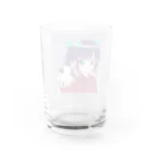 アクイ@kazxkazuの牛と女の子2021 Water Glass :back