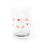 カワラリマーのうさぎちゃんとさくらんぼ Water Glass :back