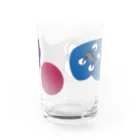 monomawaruのペンギンとドローン Water Glass :back