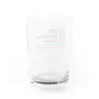 時雨の歌人班グラス Water Glass :back