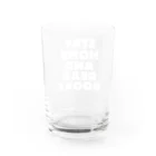 SAIWAI DESIGN STOREのSTAY HOME AND READ BOOKS（WHITE） Water Glass :back