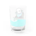 ひかるのジャンボセキセイインコとクサガメ(水あり) Water Glass :back