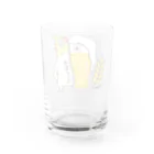 こざくらクラブ（旧店名：ことり雑貨うにうに）の酒豪インコ（オカメインコ　ビールver．） Water Glass :back