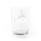 YoakeNecoのおさかな　マグロ Water Glass :back