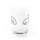 安眠ズSHOPのわんわん三兄弟 Water Glass :back