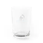 cro_lunaのハスキー（ブルー） Water Glass :back