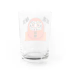 風都水都の祈願達磨 Water Glass :back