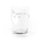 キッズモード某のLet it snow Water Glass :back