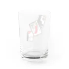 くいなの母の沖縄花札 Water Glass :back