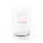 HIKARI♡ROOM の夕暮れの空～ピンク Water Glass :back