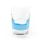 very dadのほのぼのストアーの無邪気なカッパ Water Glass :back