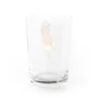 flatcoatedretrieverのgolden retriever Water Glass :back