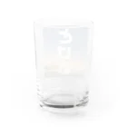 おはぎのtokeru Water Glass :back