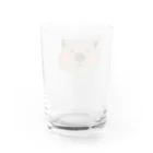 BooKeronのウォンバットの大きな顔 Water Glass :back