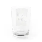 hanapinのかきごおりin猫。 Water Glass :back