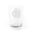 CAKES & ALE decodesignのナマケグマファミリー Water Glass :back