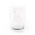 hanapinのかきごおりin猫。（PINK） Water Glass :back