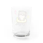 みなまりSHOPの仲良しアニマル　カワウソ Water Glass :back