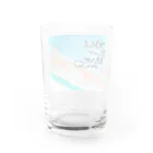 ハムちゃんねるによるハム文字グッズの流しそうめん Water Glass :back