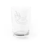 オムライス星人と仲間たちのオムライス星人とジュースちゃん Water Glass :back