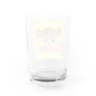 そるちショップのキュートガールチェックver Water Glass :back