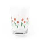 ときどき屋のチューリップ Water Glass :back