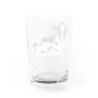 ゆずずショップの牛　とだるまさん Water Glass :back