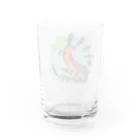 キョムノの浮世絵イモリ Water Glass :back