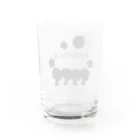 ガス抜けラジオぼったくり店のポッドキャストカバーモノクロ版 Water Glass :back