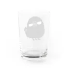 チドリアシ🌈のむっすりヤタちゃん Water Glass :back