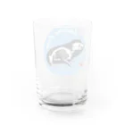 ごまーみんのスケルトンモルモット Water Glass :back