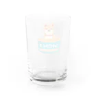 しばじるしデザインの柴クリーム100%のシバアイス Water Glass :back