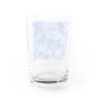 ハイツ森の中のボタニカル　ブルー Water Glass :back