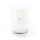 もちぱっちのはらまきにゃんこ Water Glass :back