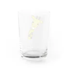 ズッキーニ。のキリン Water Glass :back