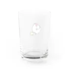 藍華の鶏とヒヨコ Water Glass :back