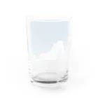 笹塚茶々丸の夏を感じる青空のグラス Water Glass :back