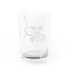 stereovisionの荒ぶる雄牛（Snorting Bull） Water Glass :back