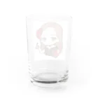 橘沙希のジュタドールグッズ Water Glass :back