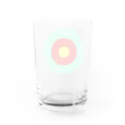 CORONET70のサークルa・ペパーミント・赤・黄 Water Glass :back