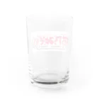 ねこみぞれshopのねこみぞれロゴ Water Glass :back