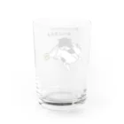 ふじねこのおいしいゴハン食べにきたよ Water Glass :back