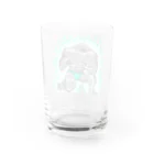 Riveredストアの足ザラシ"マッチョ" Water Glass :back