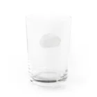 ほなみせのごつごつしたくろい石 Water Glass :back