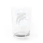 👑ＫＥＮ👑のイルカ🐬 Water Glass :back