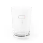 おもしろ雑貨NEONのただいま充電中 Water Glass :back