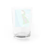 cocoafricaのしあわせの海を泳ぐ Water Glass :back