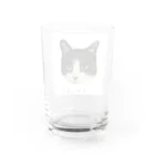 キースケのハチワレネコ Water Glass :back