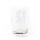 寝不足うさぎのLOVE YOU forever,MOMOKO Water Glass :back